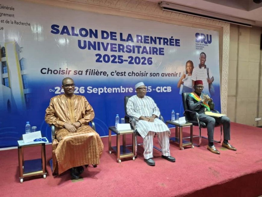 SALON DE LA RENTRÉE UNIVERSITAIRE 2025-2026 : Le ministre Bréhima Kansaye invite les étudiants à être « curieux, audacieux et motivés »