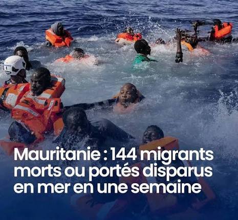 IMMIGRATION IRRÉGULIÈRE : 144 migrants disparus entre le 14 et le 18 juillet 2026 Sur les côtes mauritaniennes